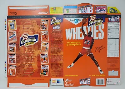 Michael Jordan - 75yrs Of Champs - Wheaties Cereal Box - F/S BUF • $10.99