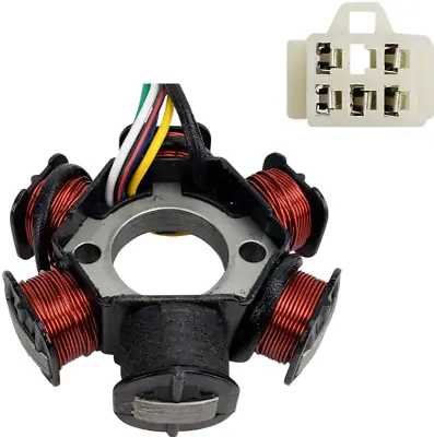 MAGNETO STATOR 110cc 125cc TAOTAO ATV GO-KART DIRT BIKE 6 COIL 5 WIRES 1 PLUG • $18.95