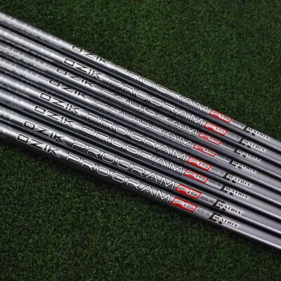 Matrix Ozik Program F15 85g .370 Parallel Graphite Iron Shafts 7pc SET Stiff NEW • $133.95