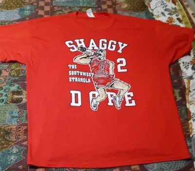 SHAGGY 2 DOPE RED 2XL BASKETBALL TSHIRT ICP VIOLENT J PSYCHOPATHIC Insane Clown • $43