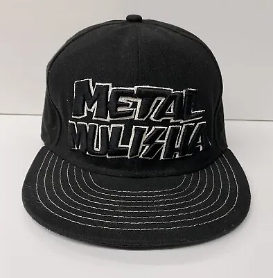 Metal Mulisha Hat Cap Snap Back Adult Black New Era Big Logo Embroidered • $24.88