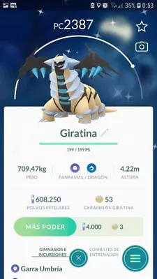 $14.99 • Buy ✨ Giratina ✨ SHINY ✨ Pokemon ✨ TRADE ✨ Unregistered Or Registered ✨ GO