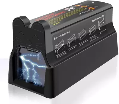 £29.90 • Buy Oozmas Electric Rat Trap That Kill Instantly Reusable Electronic Mouse Killer