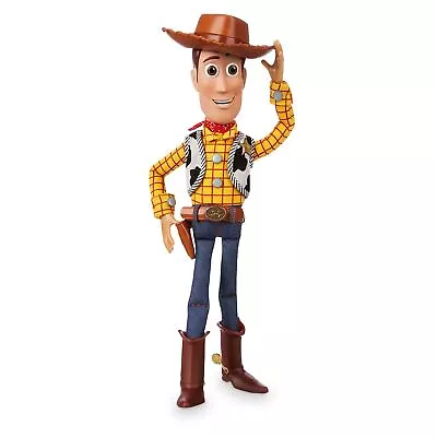 Disney Woody Toy Story Interactive Talking Action Figure Sheriff Cowboy 35cm/14  • £26.39