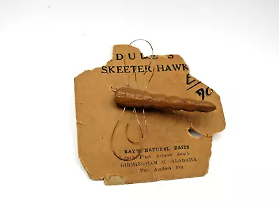 Vintage  Skeeter Hawk  Fly Rod Lure On Original Card • $9.99