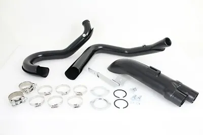 Harley Exhaust XL 2 Into 1 Sportster Header Black 2014 Up V-Twin 29-0937  CW • $333.96