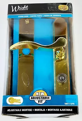 Hampton Wright Polished Brass Serenade Mortise Lever Lockset VMT115PB NEW • $34.99