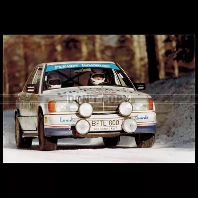 Photo A.034679 MERCEDES 190 E 2.3 16V KURT-DIETMAR RALLYE MONTE CARLO 1995 • $6.38