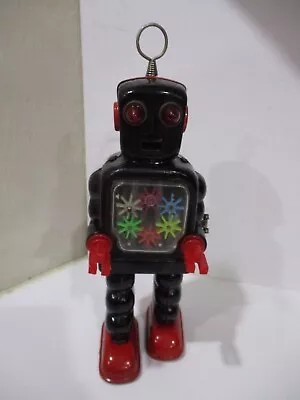 OK Gear Robot- Windup- Works Good- Makes Sparks- Japan- All Tin- Excellent Cond • $179