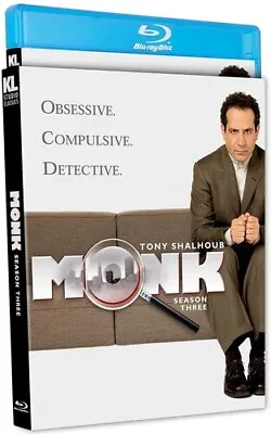 Monk: Season Three [New Blu-ray] Mono Sound • $35.23