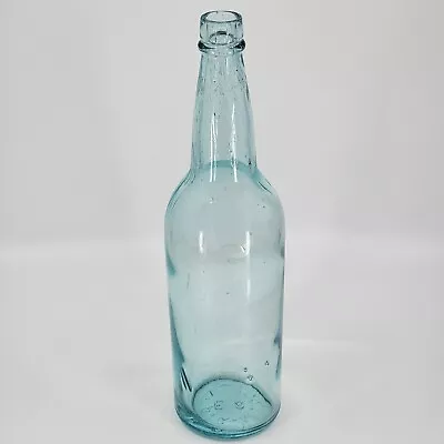 Rare Vintage A.B.G.M. Co. Aqua Blue Glass Empty Beer Bottle Early 1900s • $38