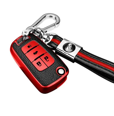 For Chevrolet 4 Button Remote Key Cover Case Protector For Holden For Buick Red • $26.72
