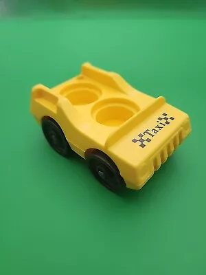 Vintage Yellow Taxicab - Main Street Fisher Price - Little People • $4.99