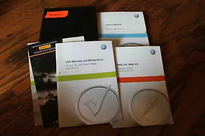 2013 Volkswagen VW Eos Owners Manual With Case Vok976 • $97.50