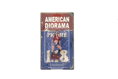 Western Style III 1:18 Scale American Diorama Figure Female Lady 4  Blue Red • $8.59