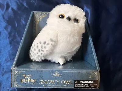 Universal Harry Potter Snowy Owl Hedwig Shoulder Plush Interactive Animatronic • $97.99