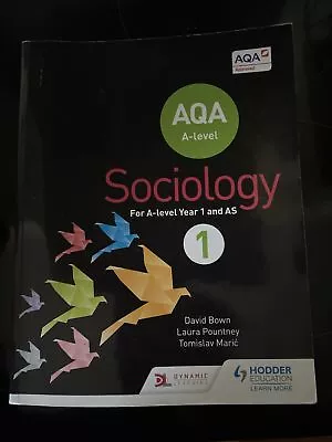 AQA Sociology For A Level. Book 1 By David Bown • £9.14