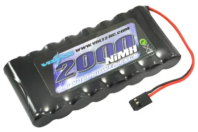 £17.38 • Buy Voltz 2000mAh 9.6V NiMH Tx Transmitter Flat Battery Pack For RC Radio Controller