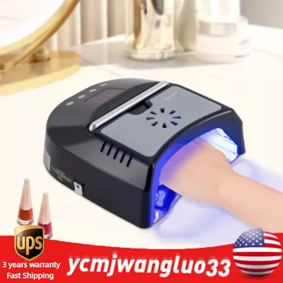 Cordless 72 W UV LED Nail Lamp Rechargeable Nail Dryer Lamp For Gel Nails+Fan • $93.10