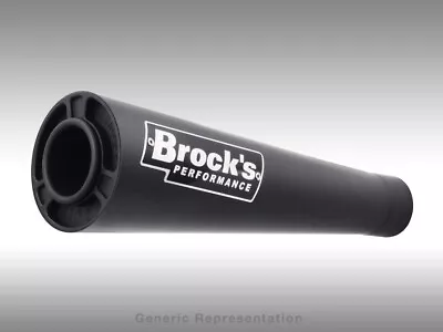 Brock's ShortMeg Full Exhaust System Black 14  Muffler GSX-R1000 07-08 • $1756.55