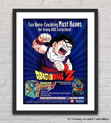 Dragon Ball GT Box Set III Z DVD Glossy Promo Ad Poster Unframed G6229 • $14.98