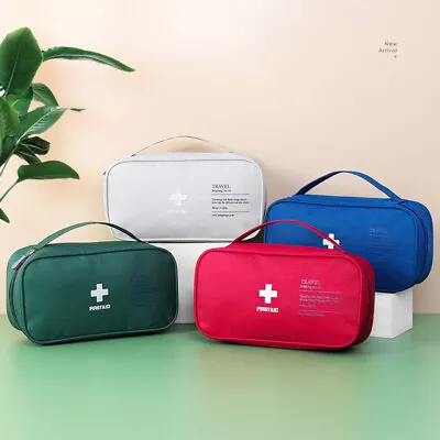 £5.88 • Buy Outdoor Travel Case Pouch First Aid Kit Box Portable Emergency Empty Medical Bag