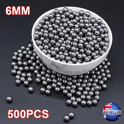 500pcs 6mm Rust Proof Stainless Steel Loose Bearing Ball Bike Bicycle Cycling AU • $14.07