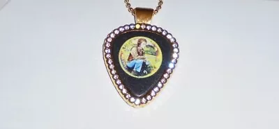 Van Morrison Concert Pick Guitar Chain Pendant Gloria Domino Ticket Astral Song  • $24.99