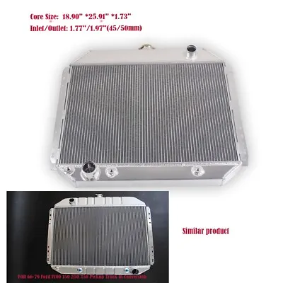 3 Row Aluminum Radiator For 1966-1979 Ford F100 F150 F250 F350 Bronco Ranger V8 • $155