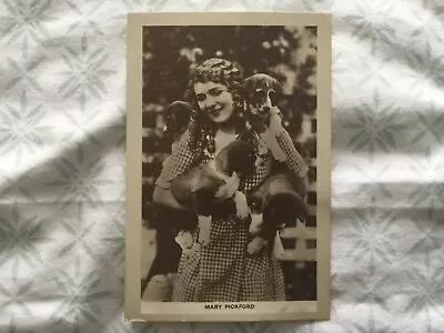 £2.95 • Buy Mary Pickford With Puppy Dogs - 1930s Film Star - Nostalgia Series Postcard #17