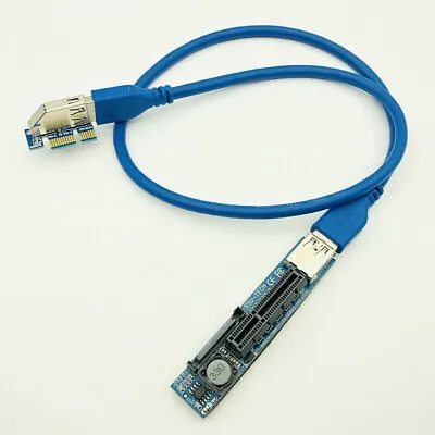 New PCI Express PCIE X1 To X4 Extension Cord Riser Card Expansion Cable • $11.99
