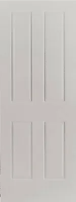 Primed 4 Panel Traditional Raised Panels Stile & Rail Solid Core Interior Doors • $281