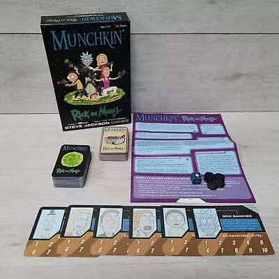 Munchkin: Rick And Morty - Card Game Steve Jackson Games - 100% Complete Checked • £16.99