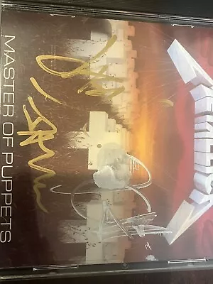 Metallica SIGNED Master Of Puppets NEWSTED JAYMZ KIRK • $650