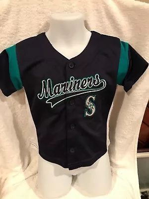 BEAUTIFUL Seattle Mariners Toddler Sz 18 Months Blue Jersey NEW&NICE! • $19.99