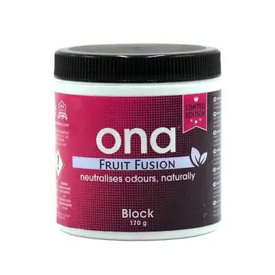 ONA Block - Fruit Fusion - 170g Odour Neutralizer • £10.35