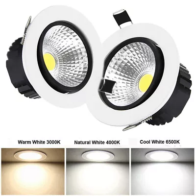 COB Led Downlight Dimmable Recessed Led Ceiling Light Lamp Spotlight 7/9/15/20W • $159.99