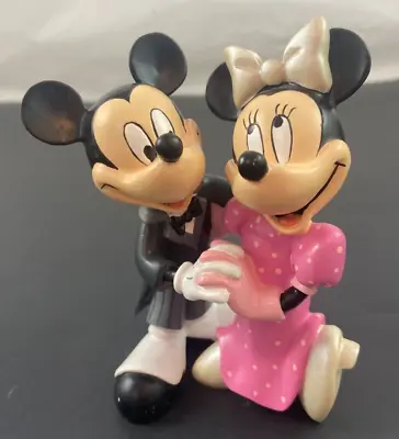 Wilton Disney Cake Topper Mickey And Minnie Mouse Bride & Groom 4  Figurine • $24.99