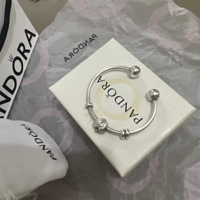 £21 • Buy Pandora Moment Open Bangle Charm 16cm  With 1 Charm 1xPrincess