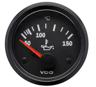 VDO Oil Temperature Temp Gauge  12volt 52mm 2 Inch 40-150 C 310010015 • $41.75