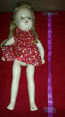 Madame Alexander Princess Elizabeth Doll Composition 15in. Vintage 1937-1943 • $55