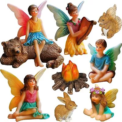 Miniature Fairies Figurines Accessories Camping Kit Set For Outdoor House Decor • $64