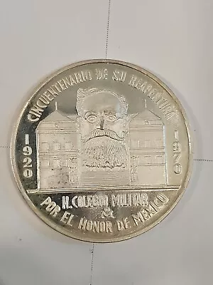 1970 Mo MEXICO H. COLEGIO MILITAR GROVE-1092a SILVER MEDAL 🇲🇽👌🔥 • $100