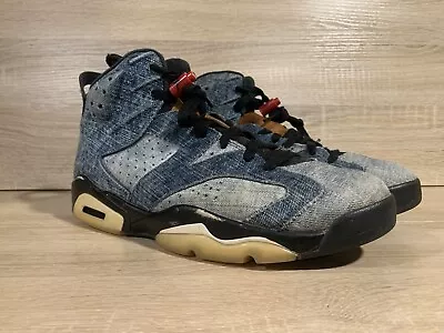 Size 10 - Jordan 6 Retro Washed Denim 2019 • $65