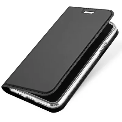 £6.95 • Buy DUX DUCIS Skin Pro Faux Leather Wallet Case For Apple IPhone SE 2020, Grey Black