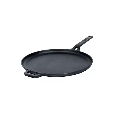 Meyer Pre-Seasoned Cast Iron Flat Dosa Roti Tawa 28cm Black- Free Shipping • $83.69