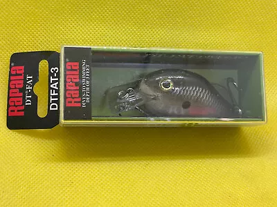 Rapala Dtfat-3 S Silver Crankbait Discontinued With (1) Sure Set Hook New In Box • $15