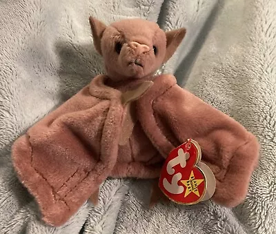 1997 TY Beanie Baby BATTY The Brown Bat 5  With STAR Hang Tag & Tush Tag • $5.99