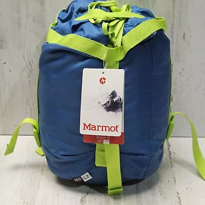 Marmot Voyager 45 Reg. LZ Blue Sapphire Sleeping Bag MSRP $79 • $60