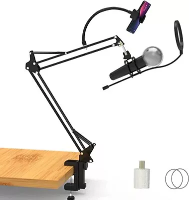 £30.69 • Buy NEW - MBOSS Microphone Stand, Boom Scissor Arm Stand, Webcam Stand, Phone Holder